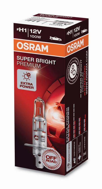 H1 12V 100W - SUPER BRIGHT PREMIUM OFF ROAD OSRAM