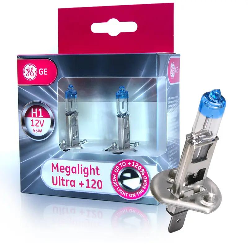 H1 12V 55W P14,5s MegaLight Ultra +120% 2 St. GE General Electric