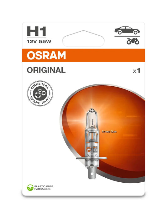 H1 12V 55W P14,5s Original Spare Part Blister  OSRAM OSRAM