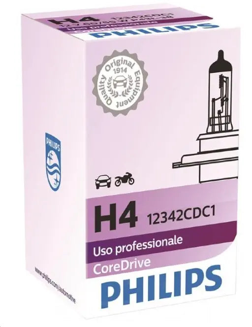 H4 12V 60/55W P43t-38 CoreDrive +30%  Philips Philips