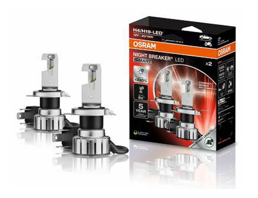 H4/H19 NIGHT BREAKER LED SMART +330% StVZO-Konforme LED 2 St. OSRAM OSRAM