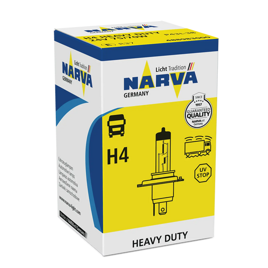 H4 HD 24V 75/70W P43t HEAVY DUTY NARVA NARVA