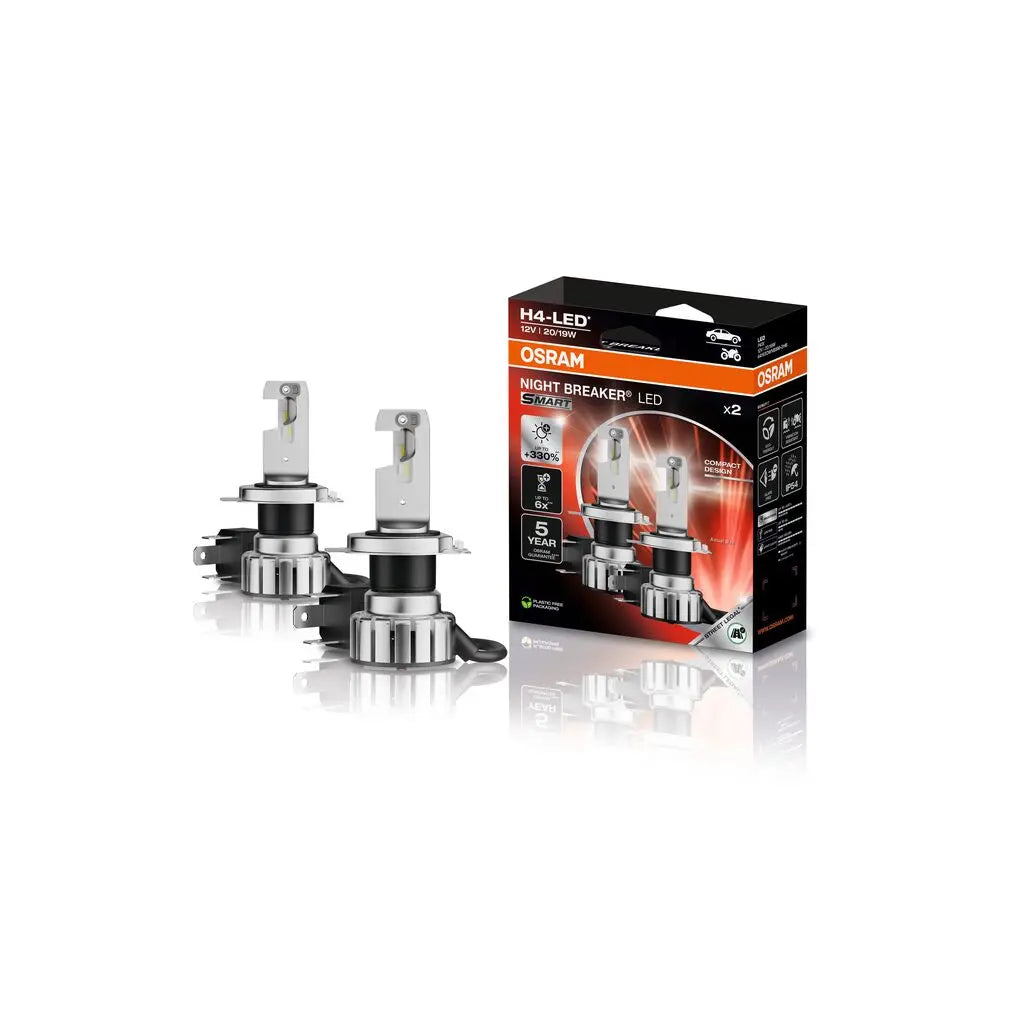 H4 NIGHT BREAKER LED SMART +330% StVZO-Konforme LED 2St. OSRAM OSRAM