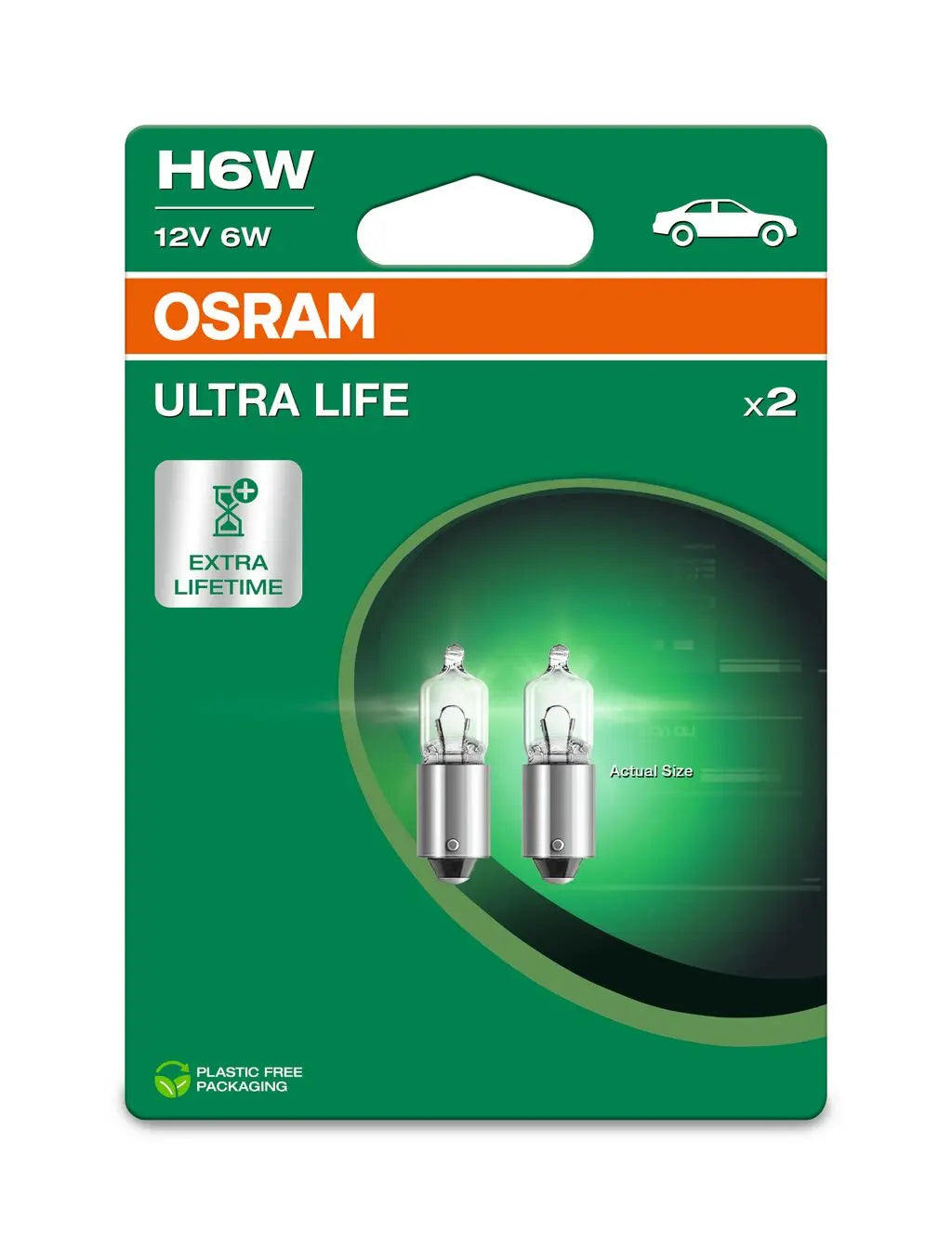 H6W 12V 6W BAX9s ULTRA LIFE 2St. Blister OSRAM OSRAM