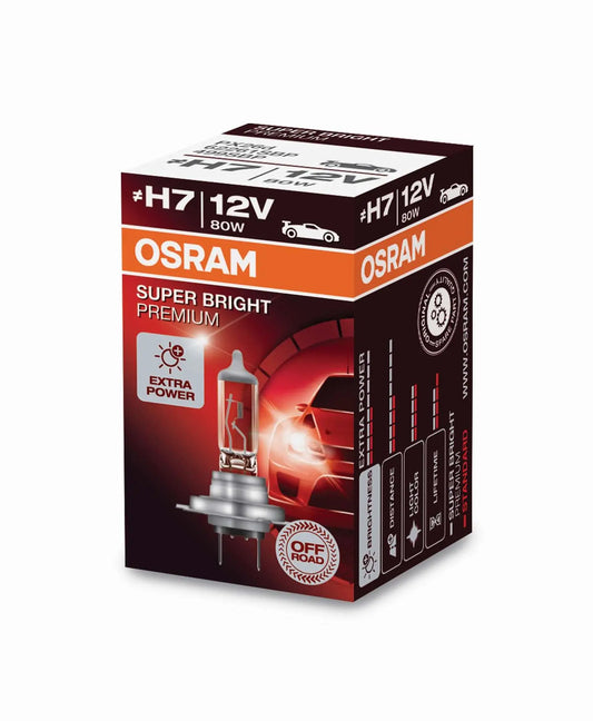 H7 12V 80W - SUPER BRIGHT PREMIUM OFF ROAD OSRAM