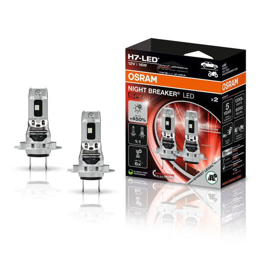 H7 NIGHT BREAKER LED SPEED 450 StVZO-Konforme LED-Nachrüstlampe 2St. OSRAM OSRAM