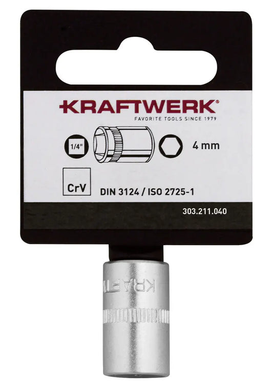 HÄNGER 1/4" STECKSCHLÜSSELEINSATZ 14 MM BASIC 302.211.140 KRAFTWERK BASIC LINE