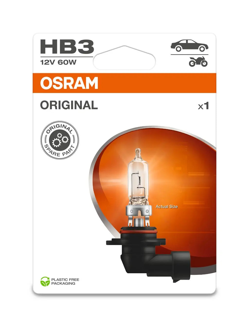 HB3 12V 60W P20d  Blister OSRAM Original 9005-01B OSRAM