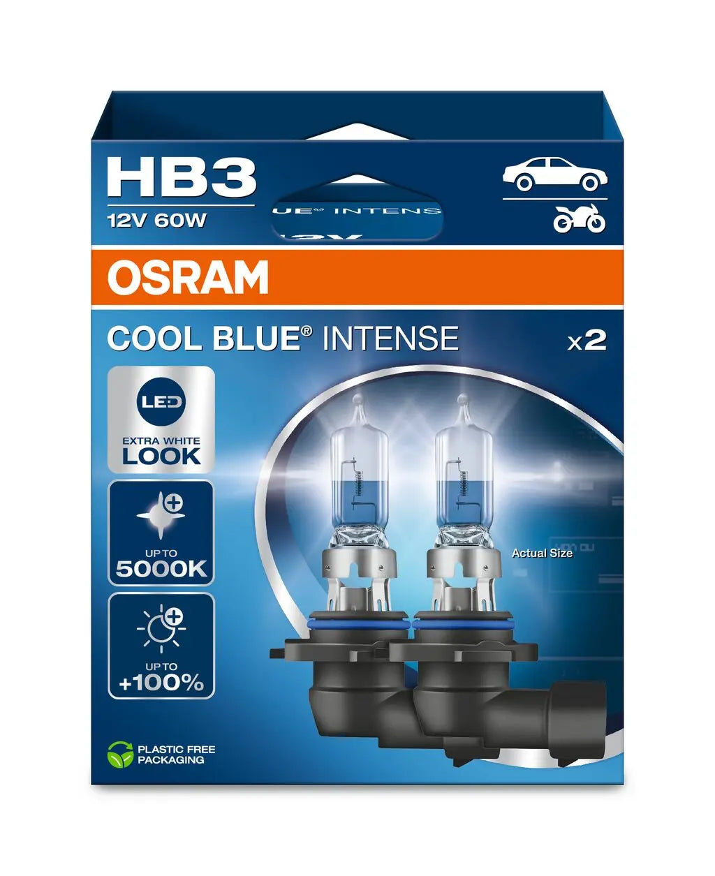 HB3 12V 60W P20d Cool Blue INTENSE NextGen. 5000K +100% Duo 2St. OSRAM OSRAM