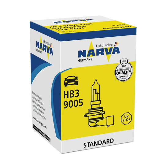 HB3/9005 12V 60W P20d HALOGEN NARVA NARVA