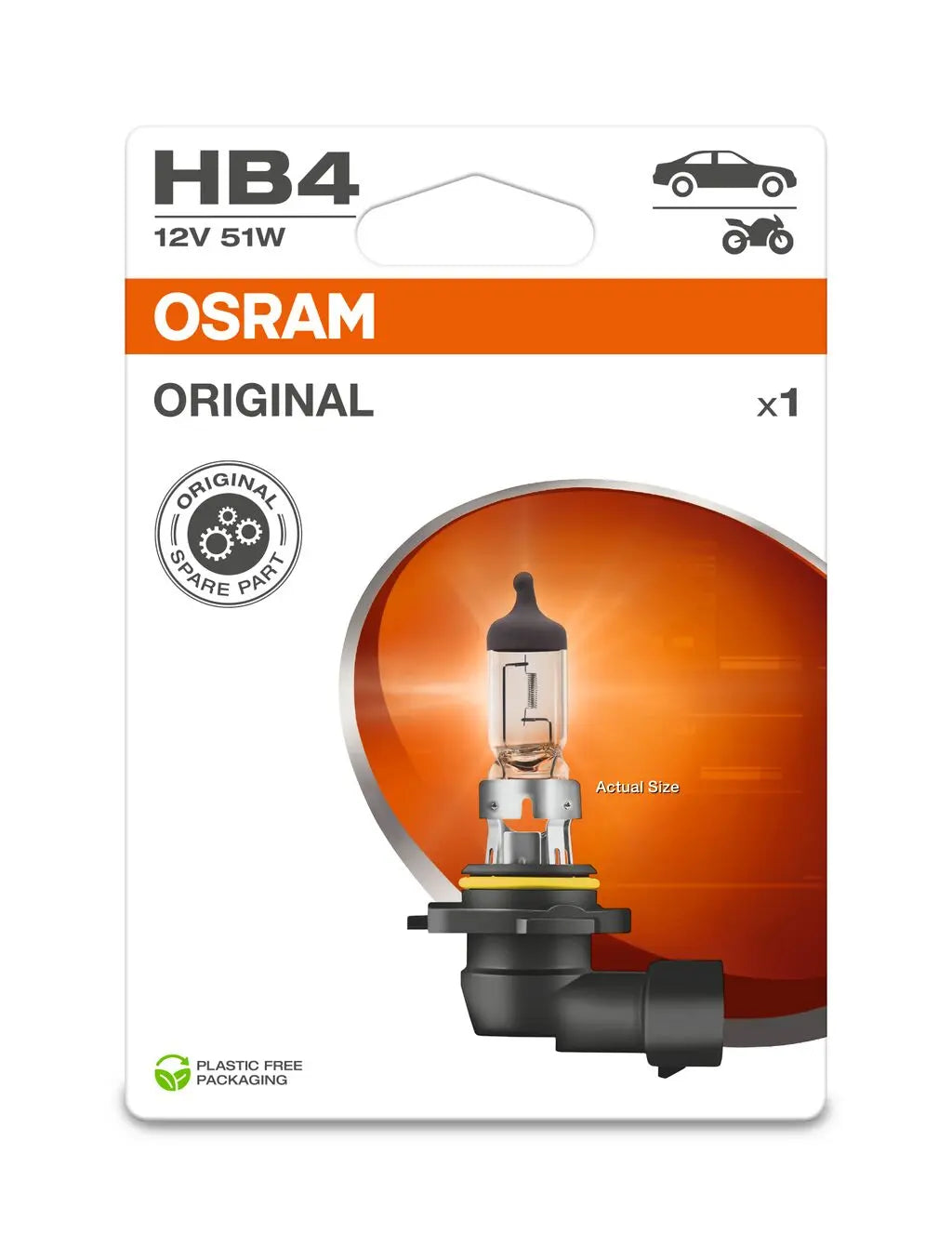 HB4 12V 51W P22d  Blister OSRAM Original 9006-01B OSRAM