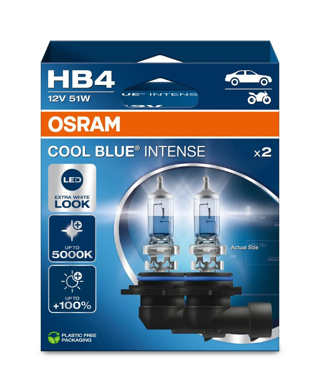 HB4 12V 51W P22d Cool Blue INTENSE NextGen. 5000K +100% Duo 2St. OSRAM OSRAM