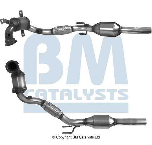 HOMOLOGIERT BENZIN KAT FÜR AUDI 2. QUARTAL 1L BENZIN | EURO 6 | OEM: 5Q0254503GX BM CATALYSTS