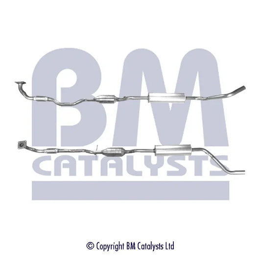 HOMOLOGIERT BENZIN KAT FÜR AUDI A2 1.4L BENZIN | EURO 4 | OEM: 8Z0253057X BM CATALYSTS
