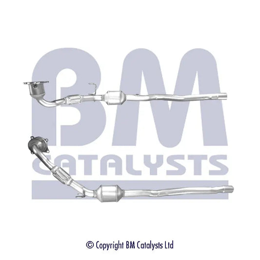 HOMOLOGIERT BENZIN KAT FÜR AUDI DRITTES QUARTAL 2L BENZIN | EURO 5 | OEM: 5N0254501AX BM CATALYSTS