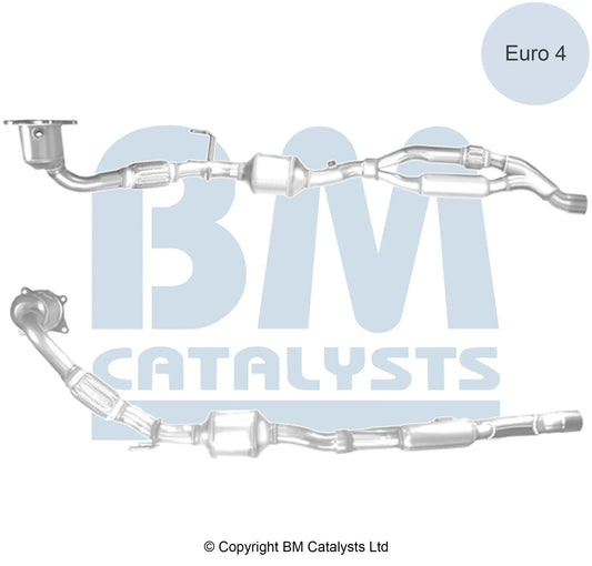 HOMOLOGIERT BENZIN KAT FÜR AUDI TT 2L BENZIN | EURO 4 | OEM: 8J0254500DX BM CATALYSTS