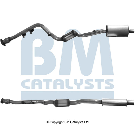 HOMOLOGIERT BENZIN KAT FÜR BMW 116I 1.6L BENZIN | EURO 4 ODER 5 | OEM: 18307567691 BM CATALYSTS