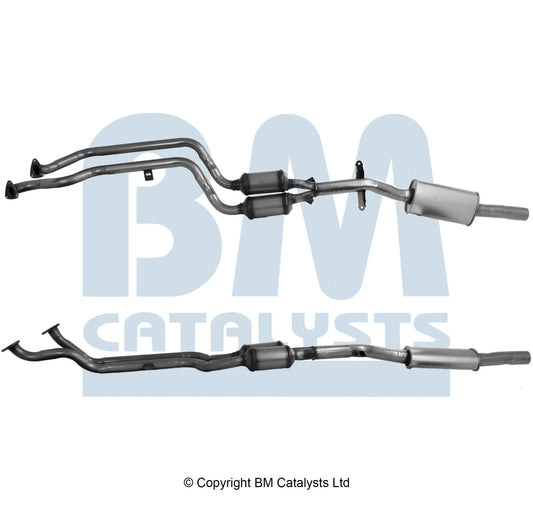 HOMOLOGIERT BENZIN KAT FÜR BMW 320I 2L BENZIN | EURO 3 | OEM: 18301733901 BM CATALYSTS