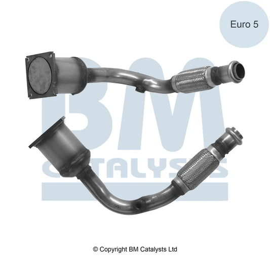 HOMOLOGIERT BENZIN KAT FÜR CITROEN C-ELYSEE 1.6L BENZIN | EURO 5 | OEM: 9676453380 BM CATALYSTS