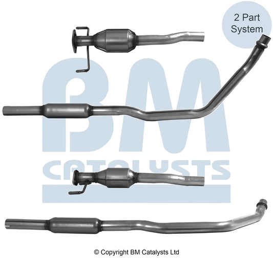 HOMOLOGIERT BENZIN KAT FÜR FIAT SEDICI 1.6L BENZIN | EURO 4 | OEM: 1425055L00H02 BM CATALYSTS