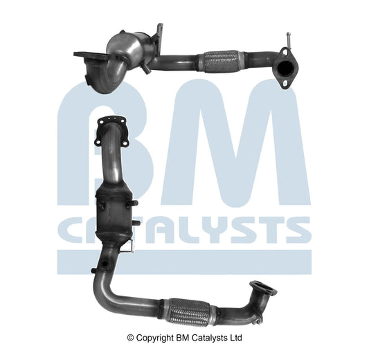 HOMOLOGIERT BENZIN KAT FÜR FORD B-MAX 1L BENZIN | EURO 5 | OEM: 1761619 BM CATALYSTS