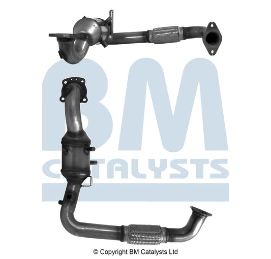HOMOLOGIERT BENZIN KAT FÜR FORD C-MAX 1L BENZIN | EURO 5 | OEM: 1766306 BM CATALYSTS