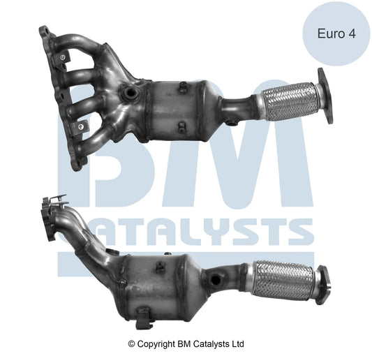 HOMOLOGIERT BENZIN KAT FÜR FORD FIESTA 1.25L BENZIN | EURO 4 | OEM: 1624451 BM CATALYSTS