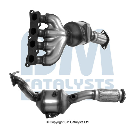 HOMOLOGIERT BENZIN KAT FÜR FORD FIESTA 1.4L BENZIN | EURO 5 | OEM: 1684250 BM CATALYSTS