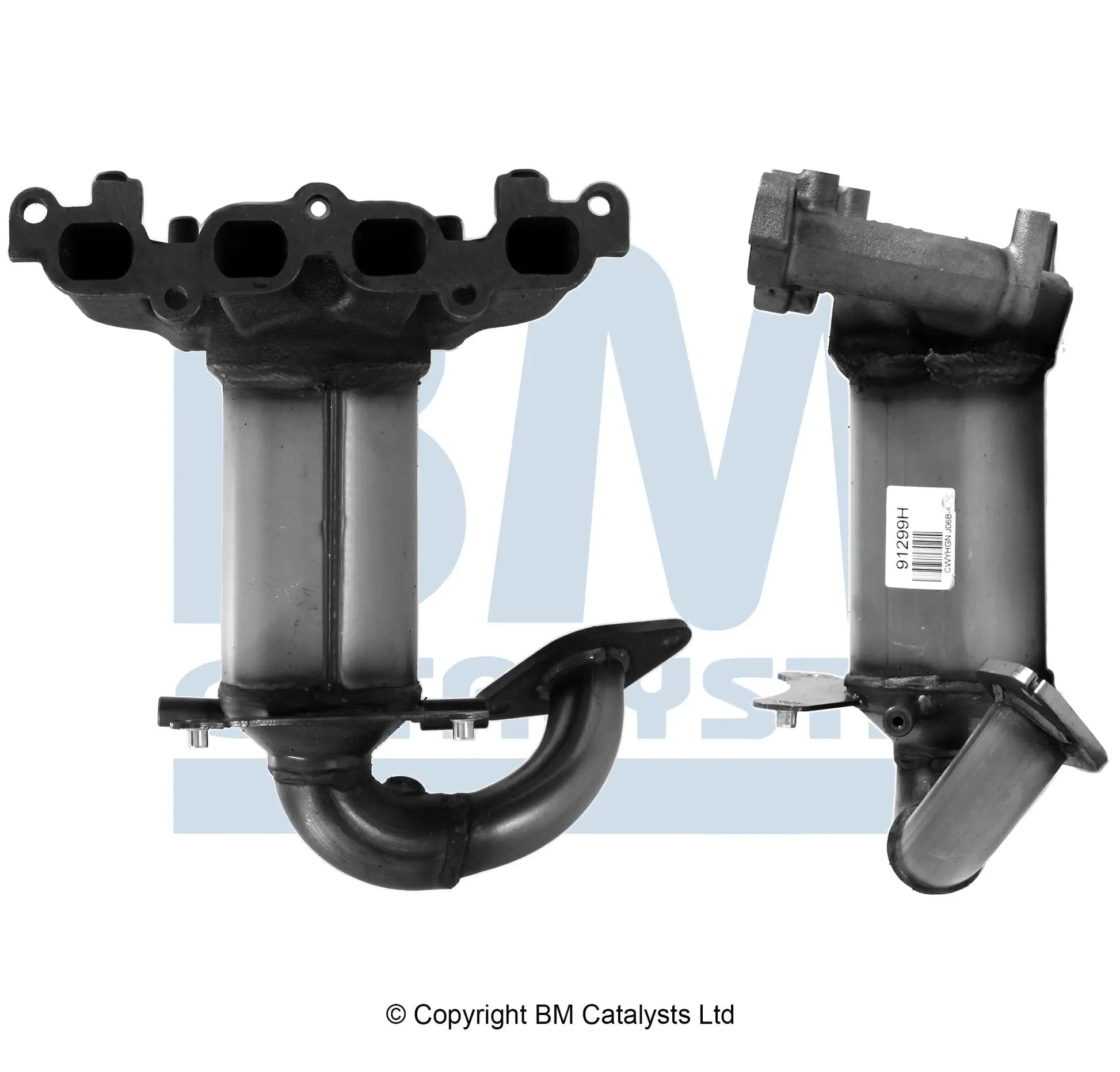 HOMOLOGIERT BENZIN KAT FÜR FORD FIESTA 1.6L BENZIN | EURO 3 ODER 4 | OEM: 1140452 BM CATALYSTS