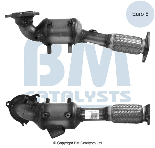 HOMOLOGIERT BENZIN KAT FÜR FORD FIESTA 1.6L BENZIN | EURO 5 | OEM: 1801691 BM CATALYSTS