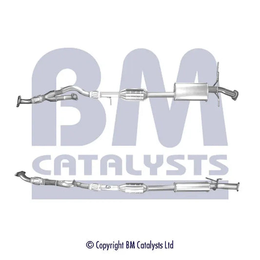 HOMOLOGIERT BENZIN KAT FÜR HYUNDAI SANTA FE 2.7L BENZIN | EURO 3 ODER 4 | OEM: 2861026200 BM CATALYSTS