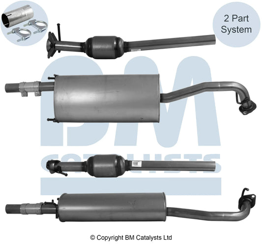HOMOLOGIERT BENZIN KAT FÜR LEXUS RX300 3L BENZIN | EURO 4 | OEM: 1742020350 BM CATALYSTS
