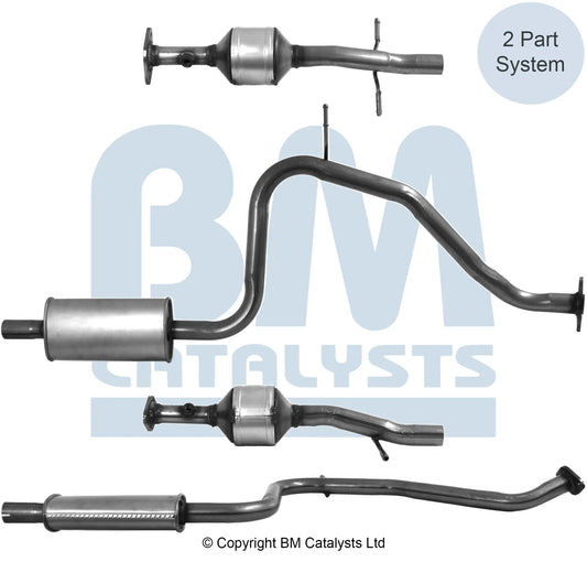 HOMOLOGIERT BENZIN KAT FÜR MAZDA CX-3 2L BENZIN | EURO 6 | OEM: PEG82055X BM CATALYSTS