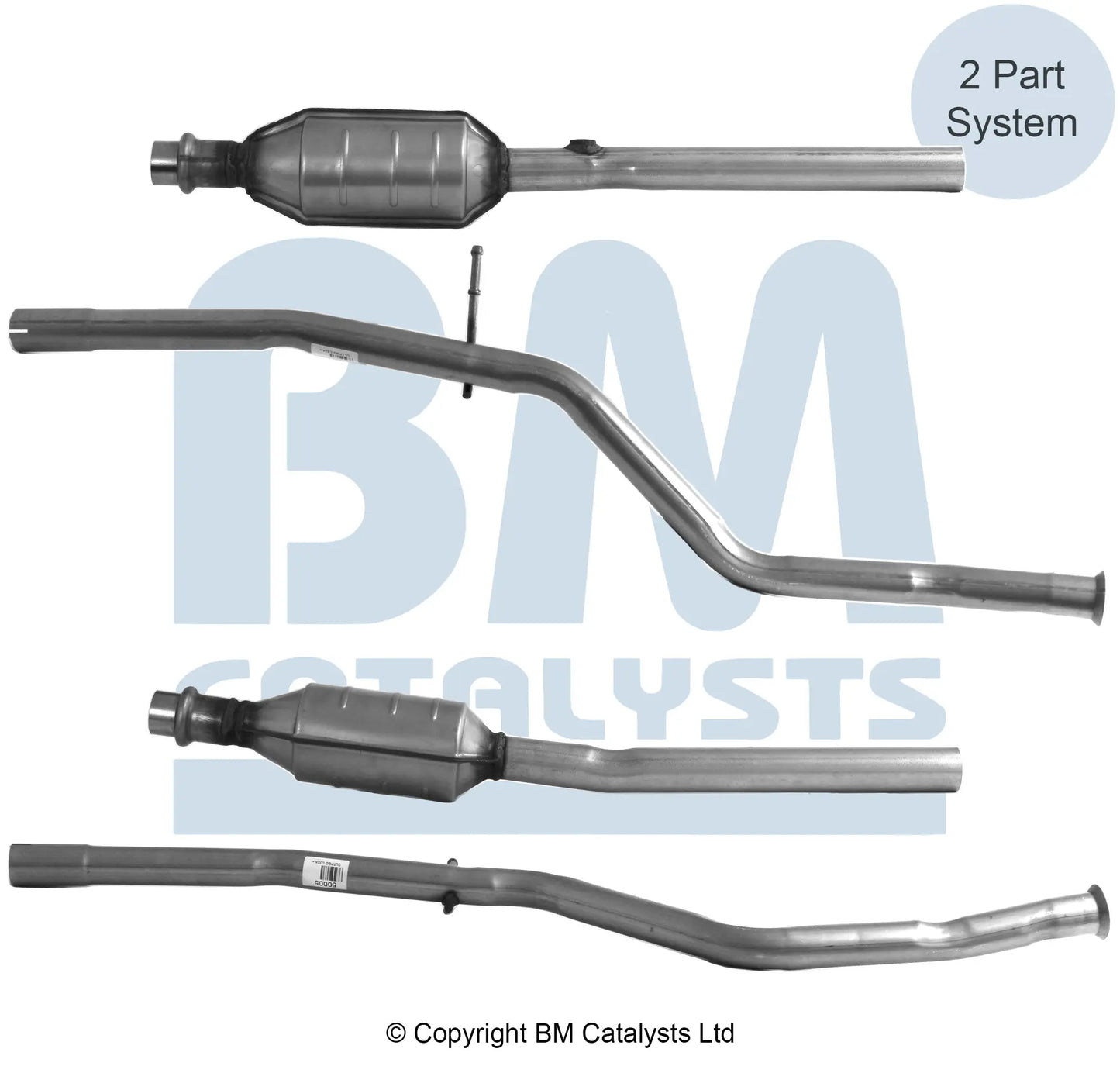 HOMOLOGIERT BENZIN KAT FÜR PEUGEOT 206 1.1L BENZIN | EURO 2 ODER 3 | OEM: 170627 BM CATALYSTS