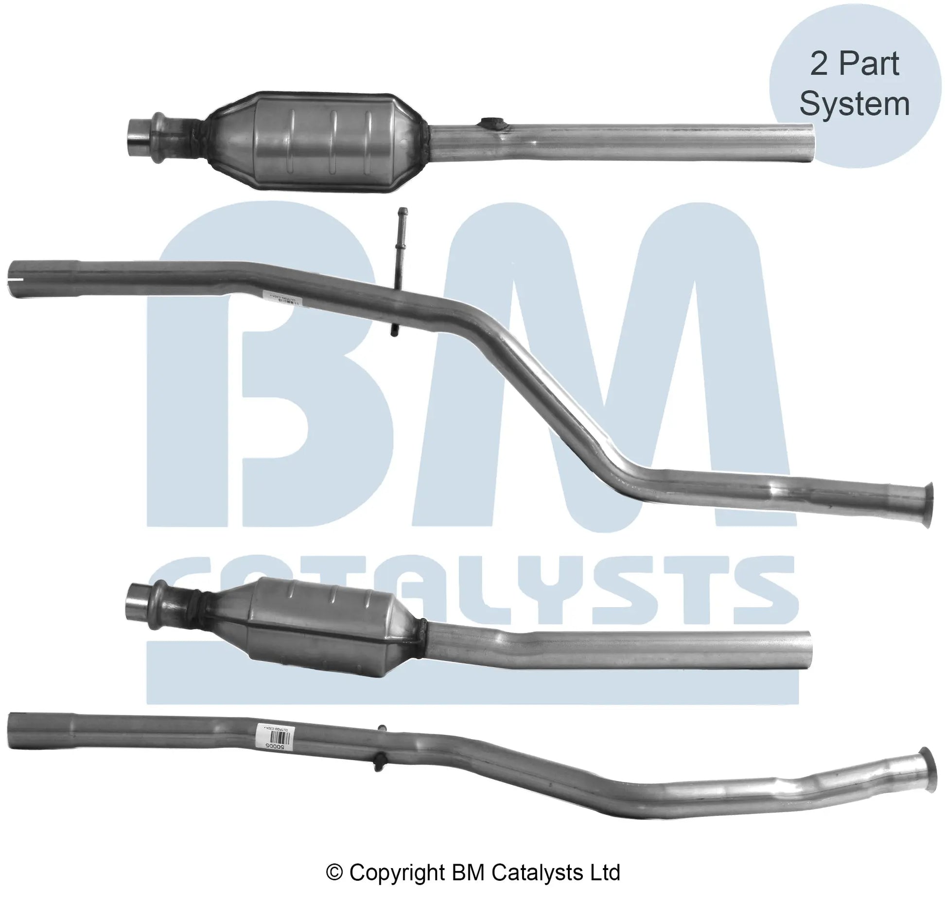 HOMOLOGIERT BENZIN KAT FÜR PEUGEOT 206 1.1L BENZIN | EURO 2 ODER 3 | OEM: 170627 BM CATALYSTS