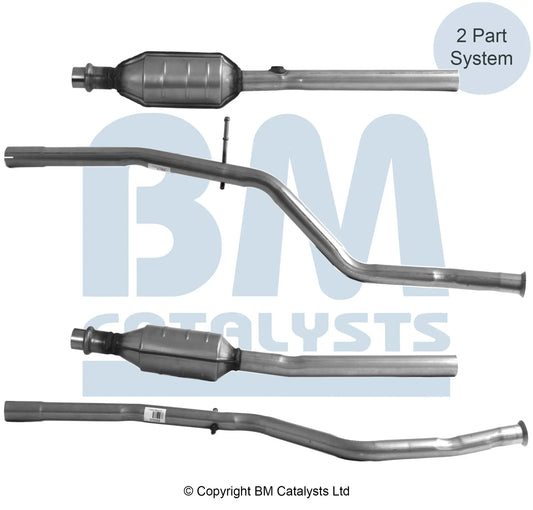HOMOLOGIERT BENZIN KAT FÜR PEUGEOT 206 1.1L BENZIN | EURO 2 ODER 3 | OEM: 170627 BM CATALYSTS