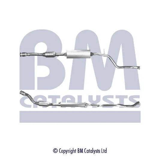 HOMOLOGIERT BENZIN KAT FÜR PEUGEOT 206 2L BENZIN | EURO 3 | OEM: 1609162780 BM CATALYSTS