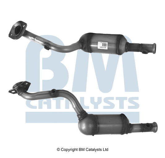 HOMOLOGIERT BENZIN KAT FÜR RENAULT CLIO 1.2L BENZIN | EURO 3 ODER 4 | OEM: 200101888R BM CATALYSTS