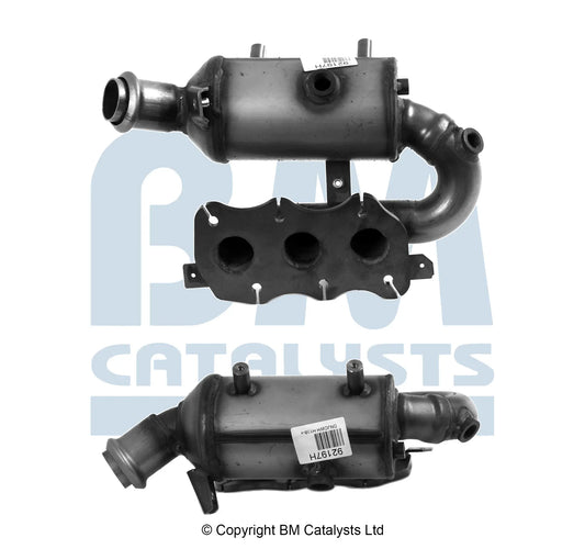 HOMOLOGIERT BENZIN KAT FÜR RENAULT TWINGO 1L BENZIN | EURO 6 | OEM: 208022691R BM CATALYSTS
