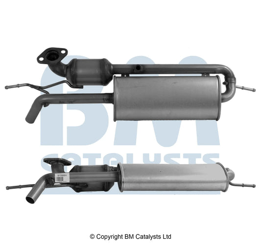 HOMOLOGIERT BENZIN KAT FÜR SCHLAU FORTWO 1L BENZIN | EURO 4 | OEM: 4514900081 BM CATALYSTS