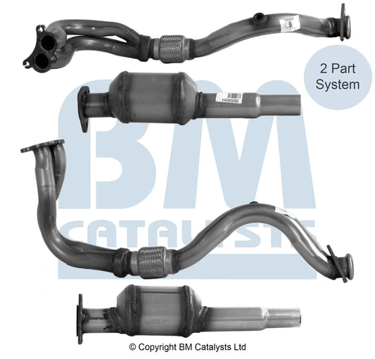 HOMOLOGIERT BENZIN KAT FÜR SITZ CÓRDOBA 1.6L BENZIN | EURO 2 | OEM: 6K0253087Q BM CATALYSTS