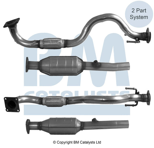 HOMOLOGIERT BENZIN KAT FÜR SITZ LEON 1.6L BENZIN | EURO 3 ODER 4 | OEM: 1J0254300P BM CATALYSTS