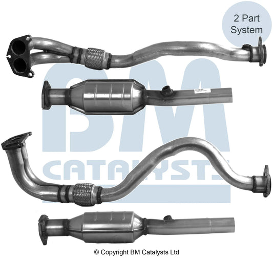 HOMOLOGIERT BENZIN KAT FÜR SKODA OCTAVIA 1.6L BENZIN | EURO 2 | OEM: BM CATALYSTS