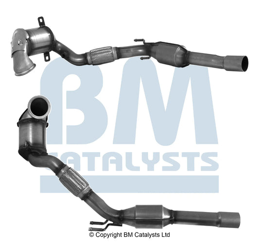 HOMOLOGIERT BENZIN KAT FÜR SKODA OCTAVIA 2L BENZIN | EURO 6 | OEM: 5Q0254503JX BM CATALYSTS