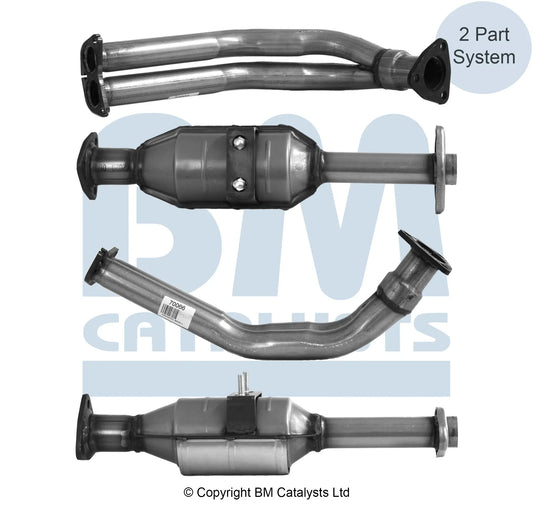 HOMOLOGIERT BENZIN KAT FÜR SUZUKI VITARA 1.6L BENZIN | EURO 2 | OEM: 1415061A12 BM CATALYSTS