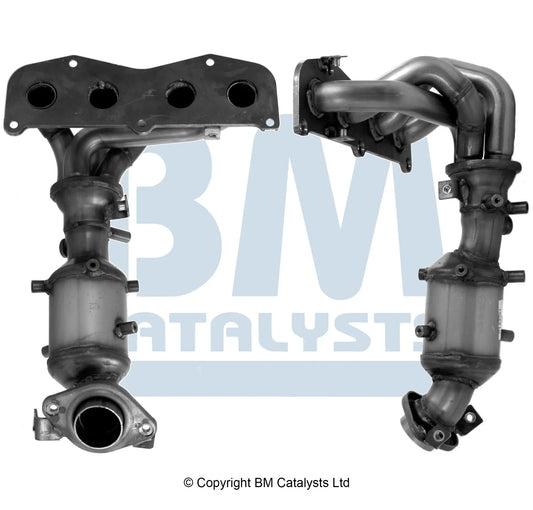 HOMOLOGIERT BENZIN KAT FÜR TOYOTA AVENSIS VERSO 2L BENZIN | EURO 4 | OEM: 2505128230 BM CATALYSTS