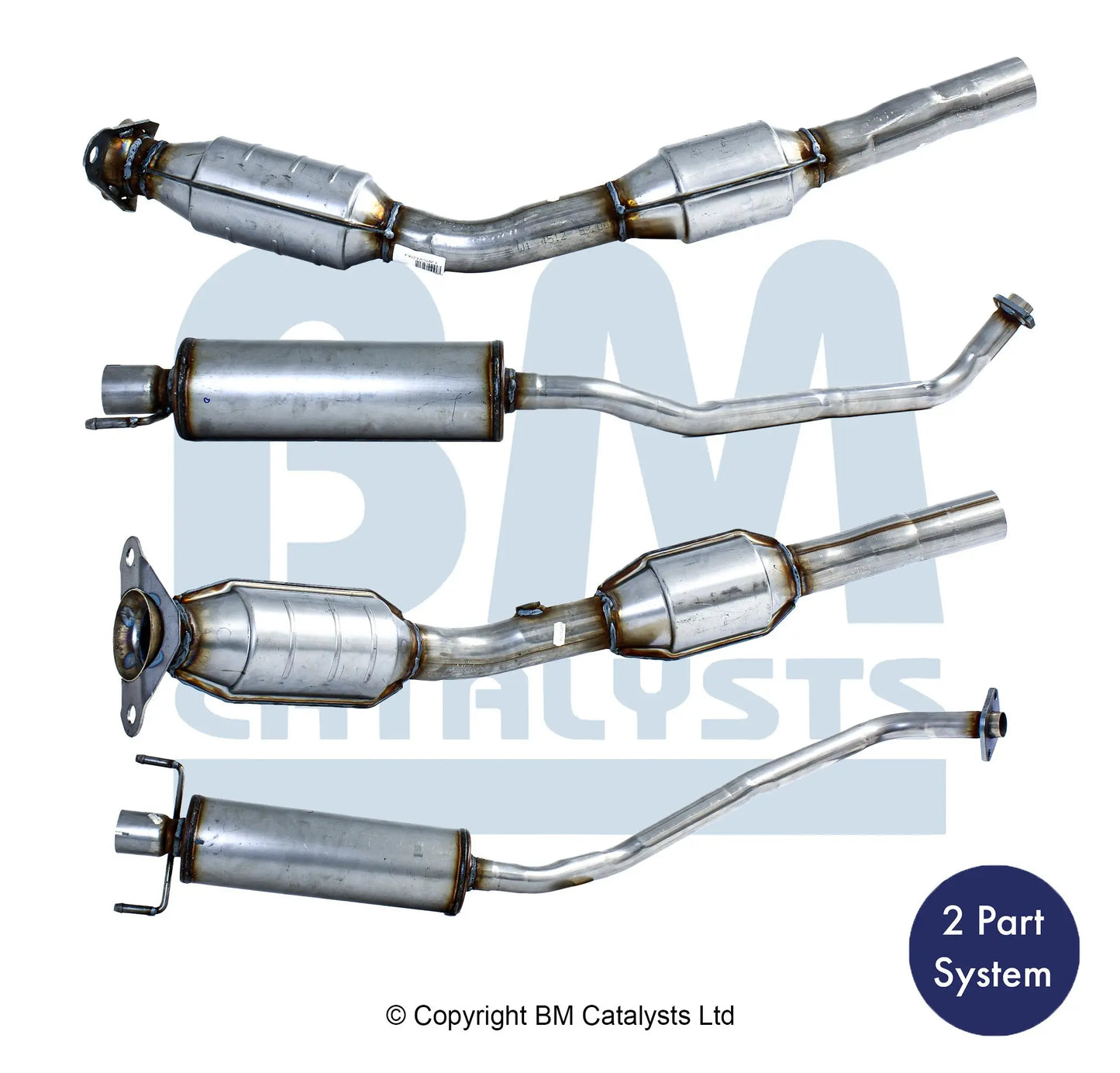 HOMOLOGIERT BENZIN KAT FÜR TOYOTA BLUMENKRONE 1.4L BENZIN | EURO 3 ODER 4 | OEM: 1741022260 BM CATALYSTS