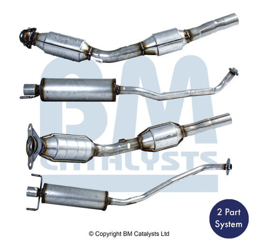 HOMOLOGIERT BENZIN KAT FÜR TOYOTA BLUMENKRONE 1.4L BENZIN | EURO 3 ODER 4 | OEM: 1741022260 BM CATALYSTS