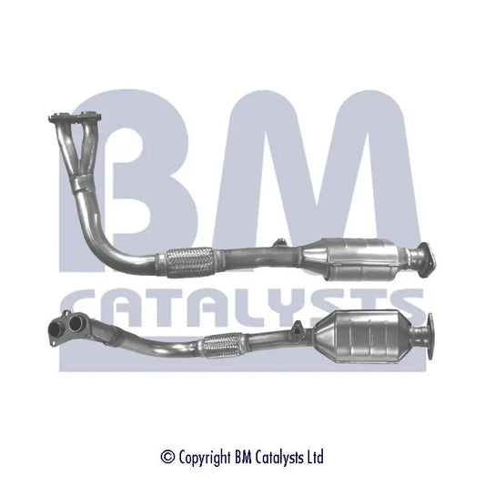 HOMOLOGIERT BENZIN KAT FÜR TOYOTA HI-ACE 2.4L BENZIN | EURO 2 | OEM: 1741075090 BM CATALYSTS