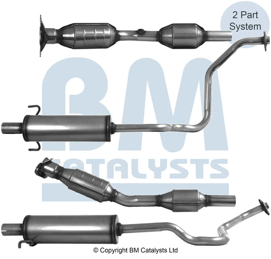 HOMOLOGIERT BENZIN KAT FÜR TOYOTA PRIUS 1.5L BENZIN | EURO 5 | OEM: 1741021490 BM CATALYSTS